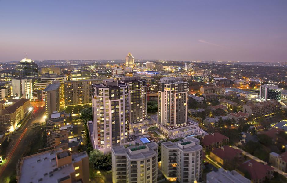615 Sandton Skye 约翰内斯堡 外观 照片